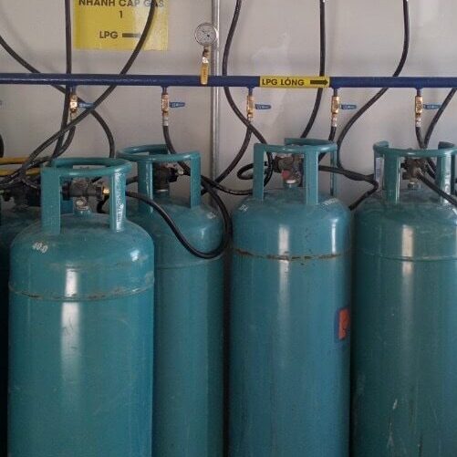 Bình gas công nghiệp Petrolimex 45kg - Ảnh 2